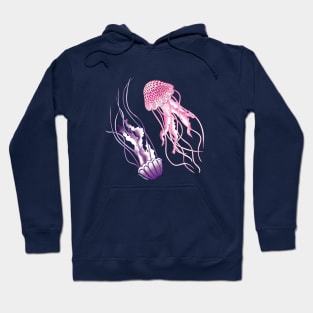 Pink and Purple Jellyfish Hoodie